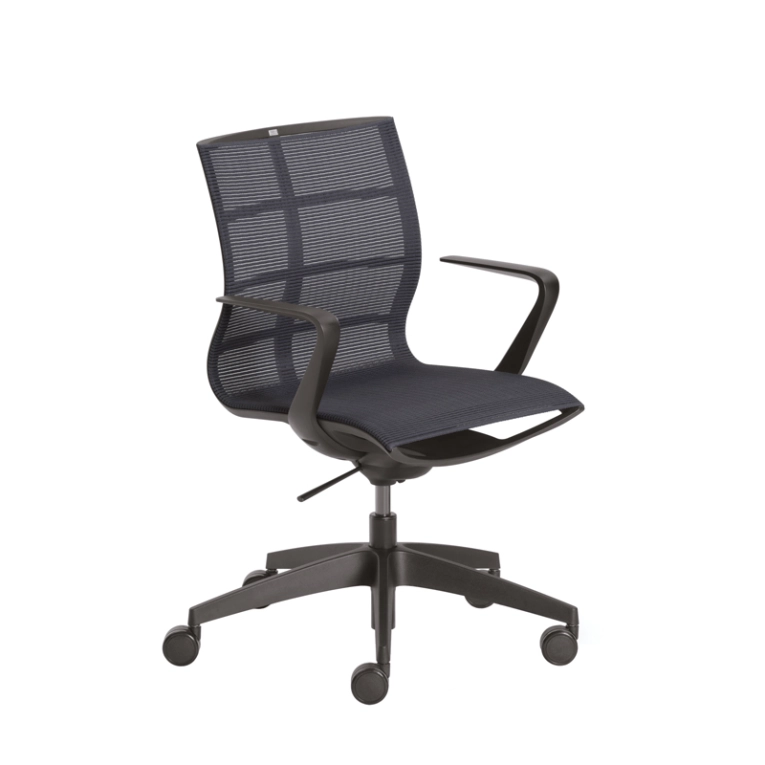 Fauteuil de bureau SE:JOY Noir SILVERA PRO