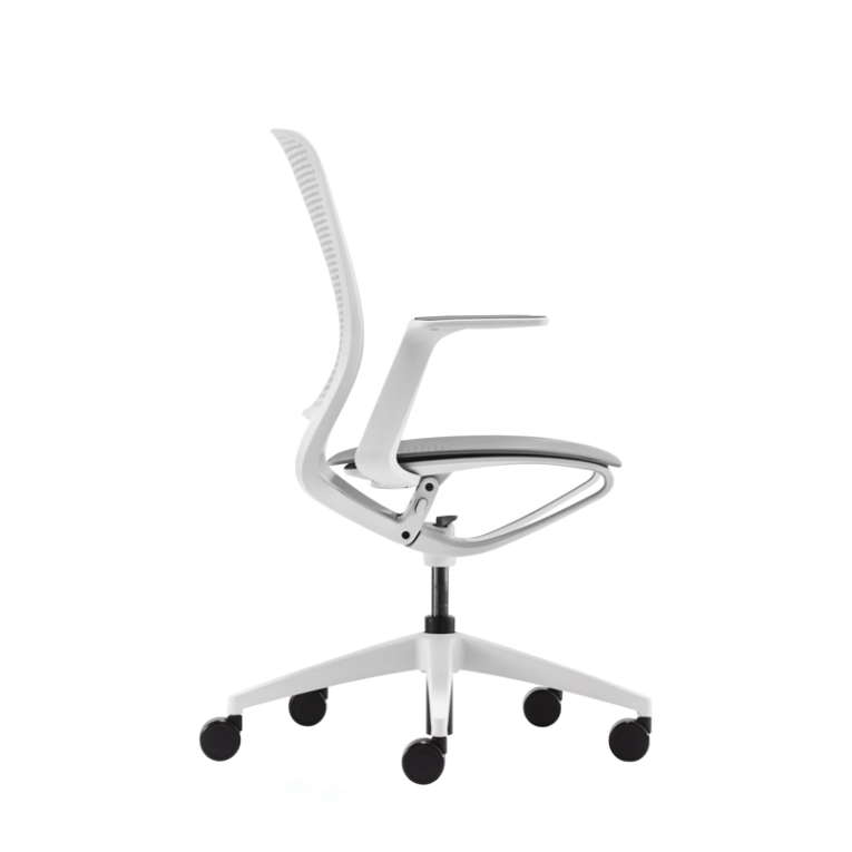 Fauteuil de bureau SE:MOTION avec accoudoirs Gris clair SILVERA PRO