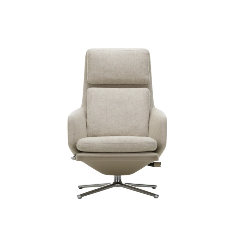 Fauteuil GRAND RELAX Tissu Beige gris 03/ sable 07 VITRA