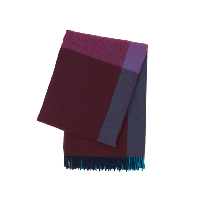 Plaid Plaid COLOUR BLOCK Bordeaux, bleu VITRA