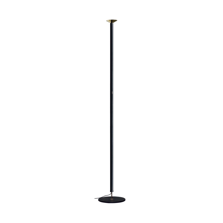 Lampadaire LUNA Noir/ or STILNOVO
