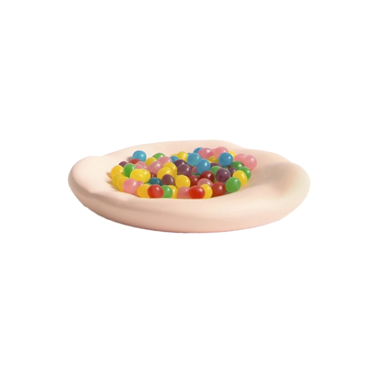 Centre de table & corbeille Coupe CANOVA Small Rose MOUSTACHE