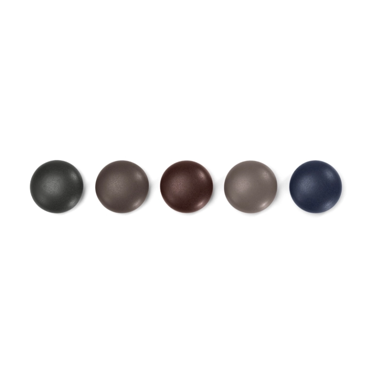 Objet pratique Set de 5 aimants MAGNET DOTS Brun VITRA