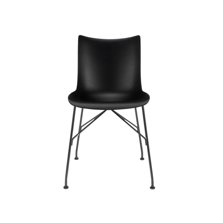Chaise P/WOOD Bois noir/ noir KARTELL
