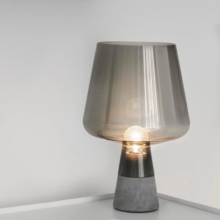 Lampe à poser LEIMU H 30 Gris IITTALA