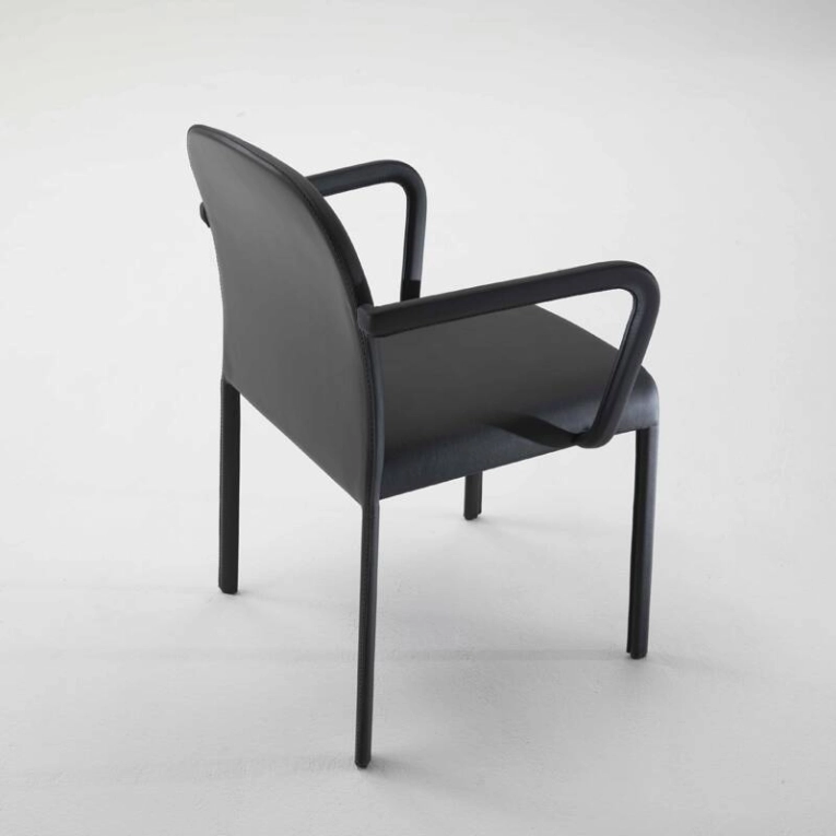 Chaise SCALA avec accoudoirs Noir COEDITION