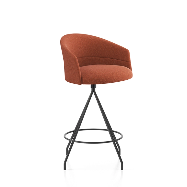 Tabouret haut COPA base pivotante Crisp 4301 VICCARBE