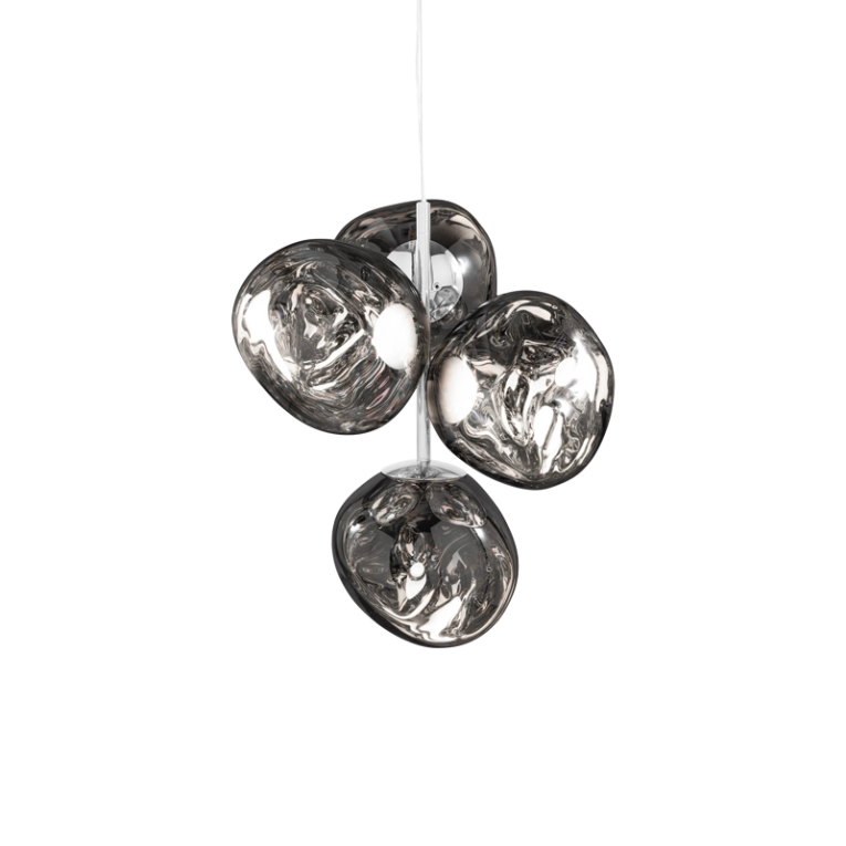 Suspension MELT MINI CHANDELIER Chrome TOM DIXON