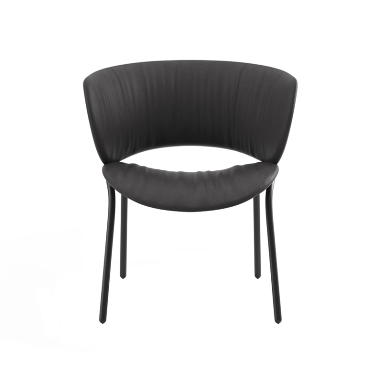 Fauteuil FUNDA LOUNGE Valencia noir VICCARBE