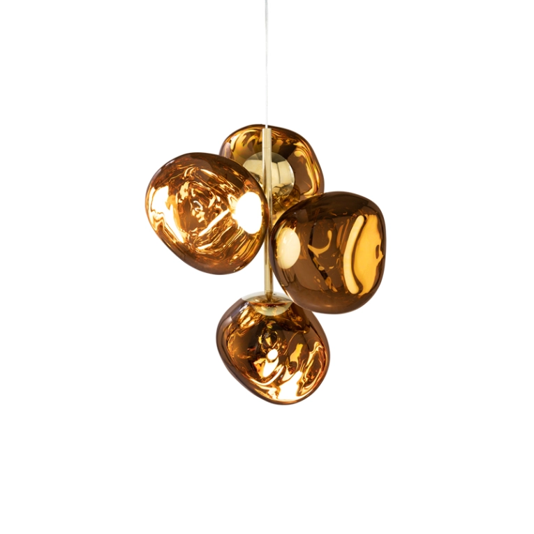 Suspension MELT MINI CHANDELIER Or TOM DIXON