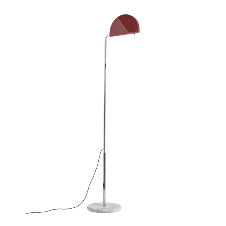 Lampadaire MEZZALUNA Rouge DCW EDITIONS