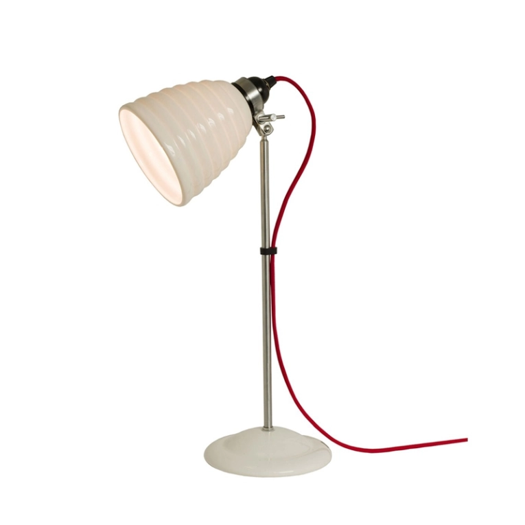 Lampe de bureau HECTOR BIBENDUM Blanc  Cordon rouge ORIGINAL BTC