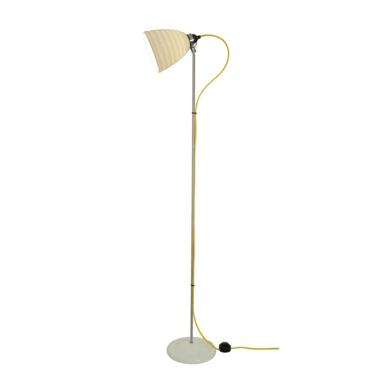 Lampadaire HECTOR BIBENDUM Blanc  Cordon jaune ORIGINAL BTC