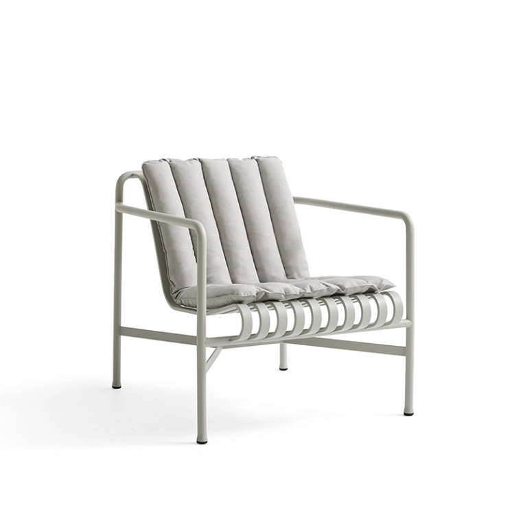 Accessoire extérieur Coussin PALISSADE SOFT QUILTED pour fauteuil dossier bas Rouge fer HAY