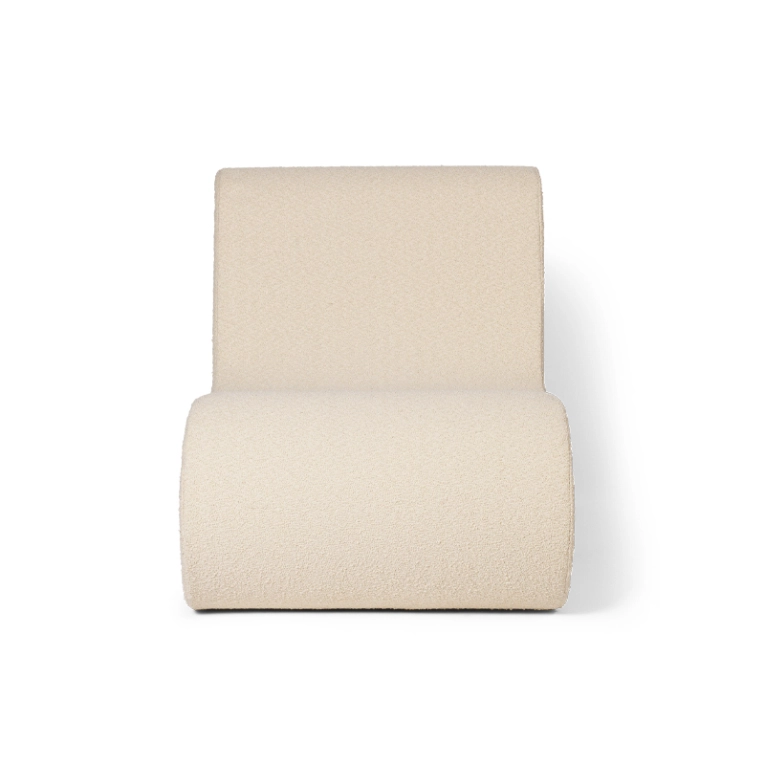 Fauteuil ROULI Bouclé Blanc cassé FERM LIVING