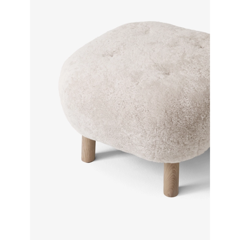 Pouf LITTLE PETRA ATD1 Sheepskin Moonlight AND TRADITION