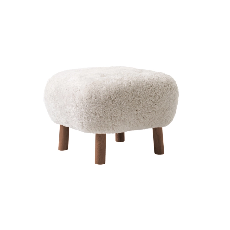 Pouf LITTLE PETRA ATD1 Sheepskin Moonlight AND TRADITION