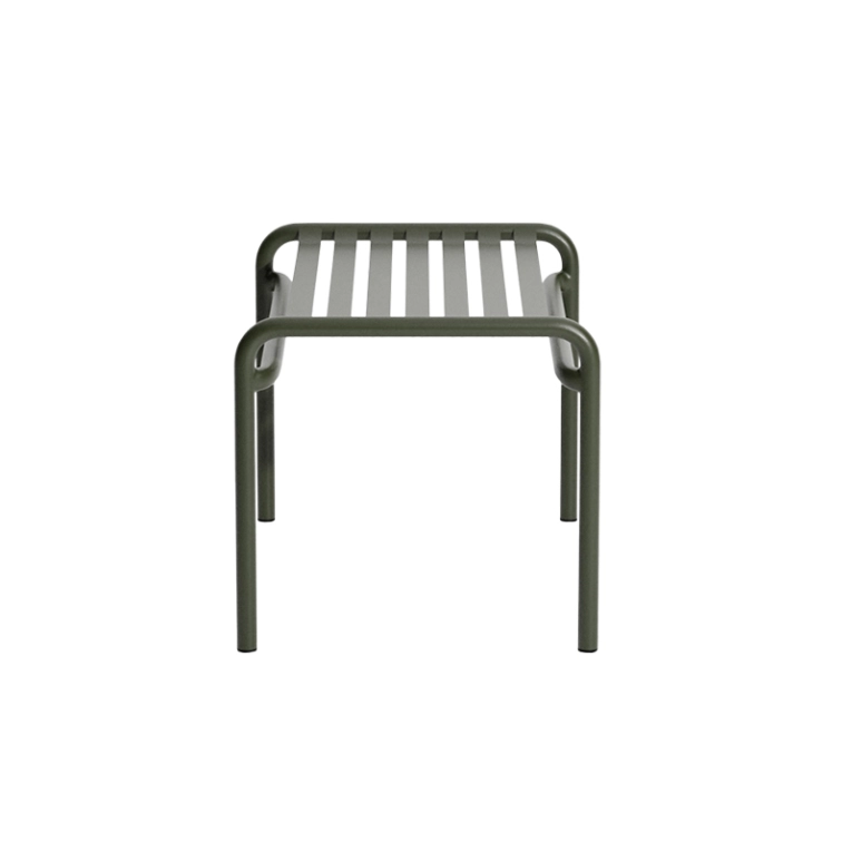 Tabouret extérieur WEEK-END repose-pieds Vert bouteille PETITE FRITURE