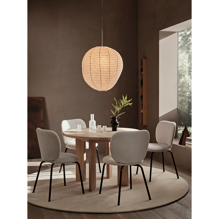 Tapis Tapis STILLE Rond Ø 240 Blanc cassé FERM LIVING