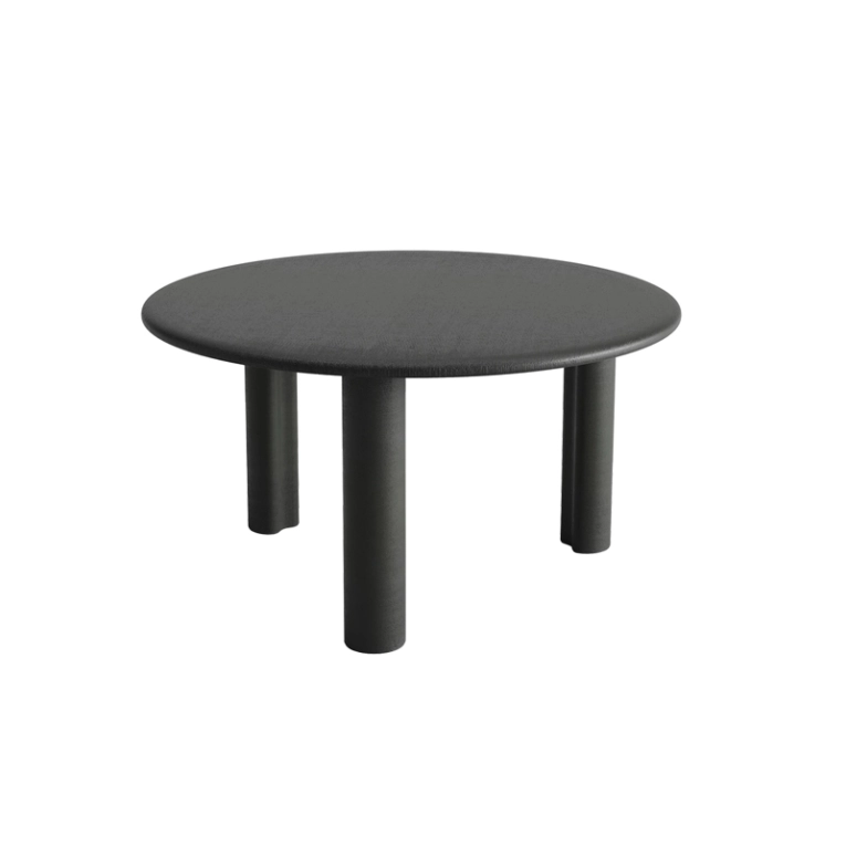 Table basse GHIA Ø 70 3 pieds Chêne noir ARPER