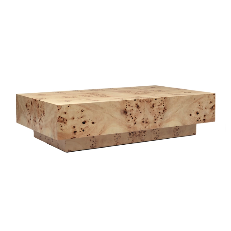 Table basse BURL 117x70 Loupe de peuplier FERM LIVING