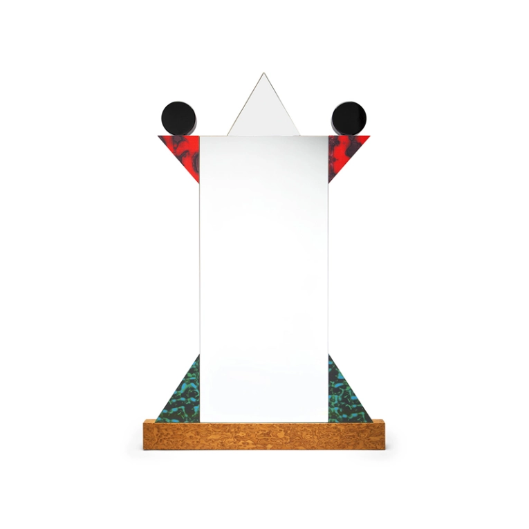 Miroir Miroir DIVA Rouge, vert et noir  MEMPHIS MILANO