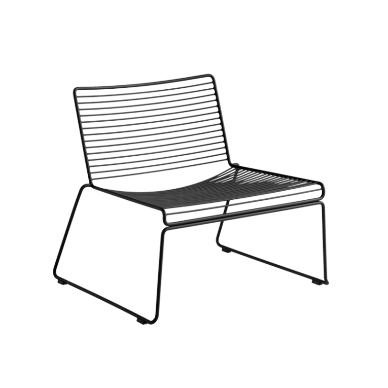 Fauteuil HEE LOUNGE Noir HAY