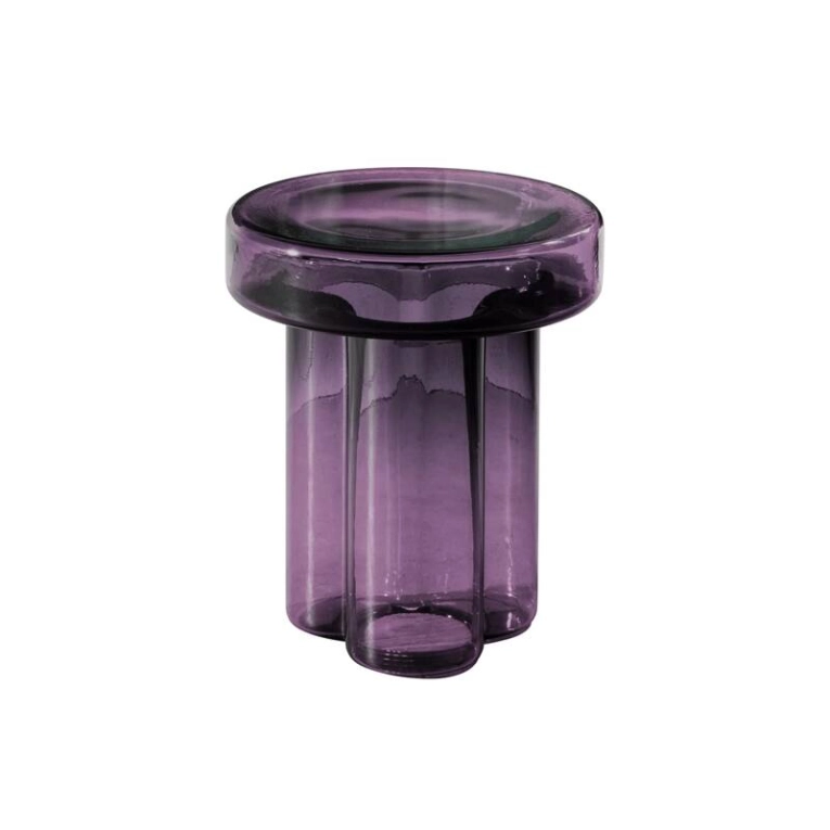 Table d'appoint guéridon SODA H 45 Violet améthyste MINIFORMS