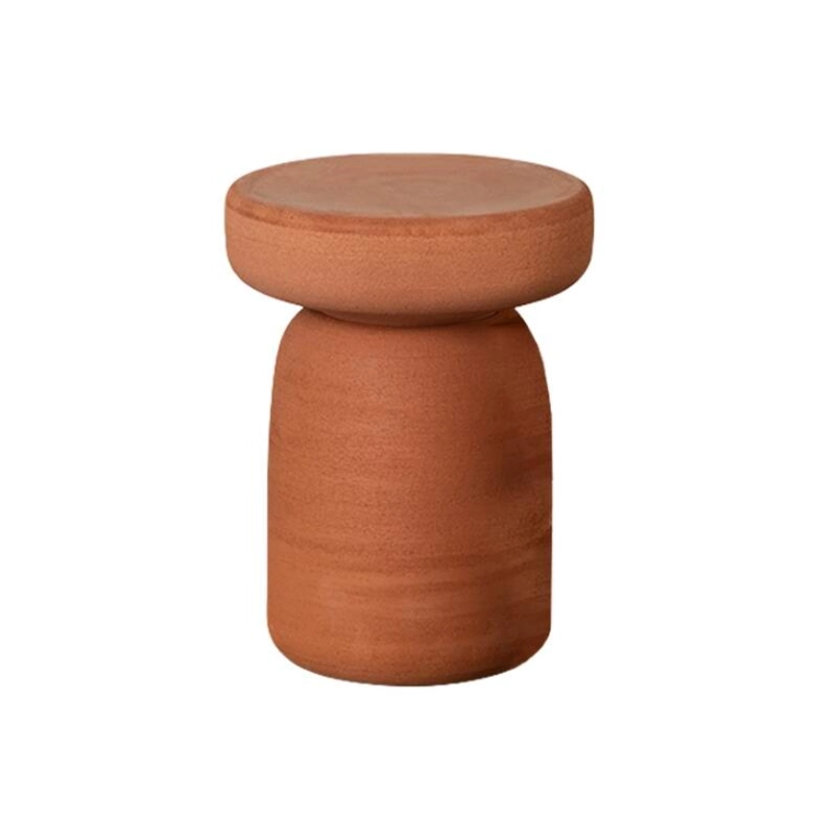 Table d'appoint guéridon TOTOTÒ H 47 Terracotta MINIFORMS