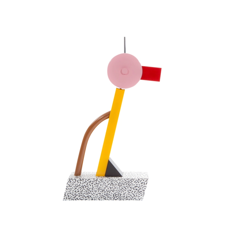 Lampe à poser TAHITI Jaune, rose et rouge MEMPHIS MILANO