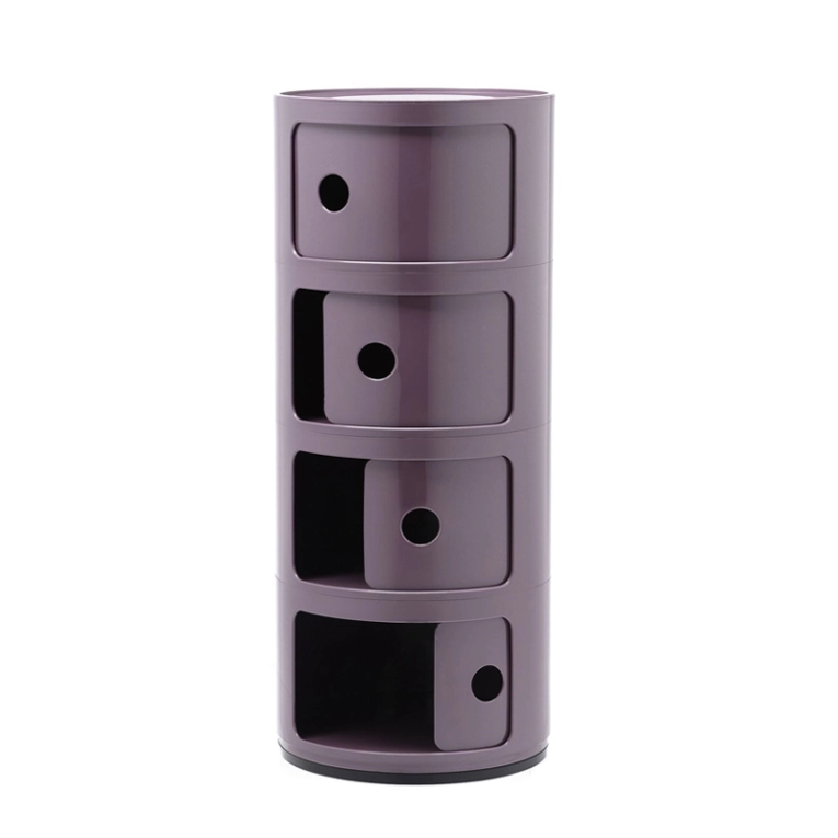 Meuble de rangement COMPONIBILI 4 tiroirs Violet KARTELL