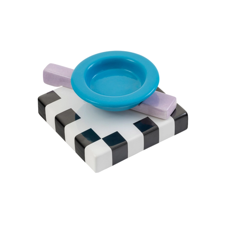 Accessoire de cuisine Cendrier SQUASH Bleu clair MEMPHIS MILANO