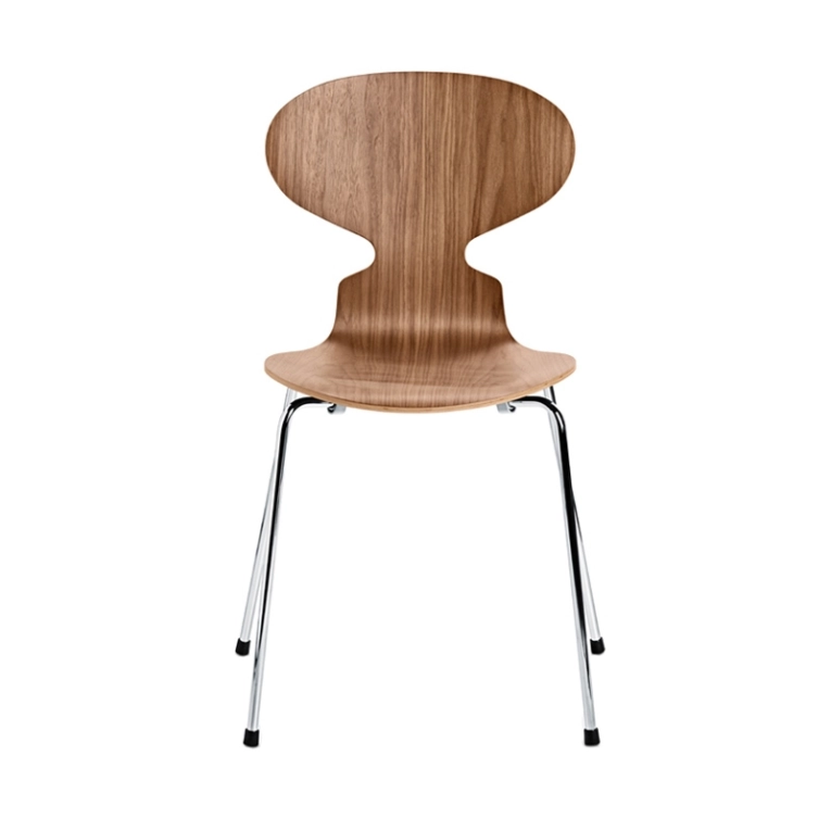 Chaise FOURMI 4 PIEDS BOIS Noyer FRITZ HANSEN