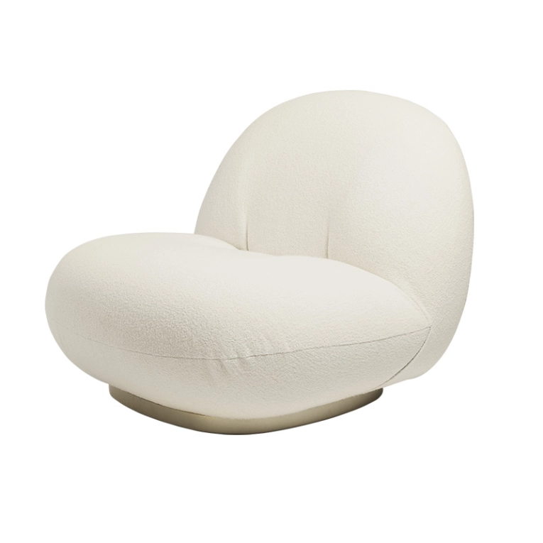 Fauteuil PACHA base pivotante Harp 024 GUBI