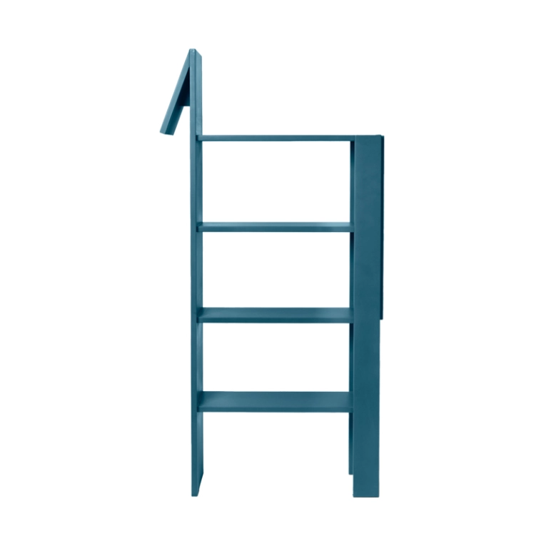 Rangement enfant Bibliothèque GIRAFFE Bleu foncé FERM LIVING