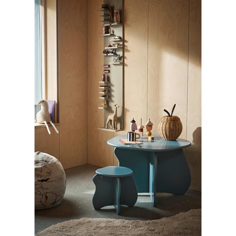 Table enfant Table SLOPE Bleu storm FERM LIVING