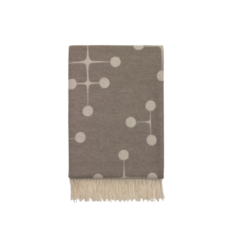 Plaid Plaid EAMES WOOL BLANKET Taupe VITRA