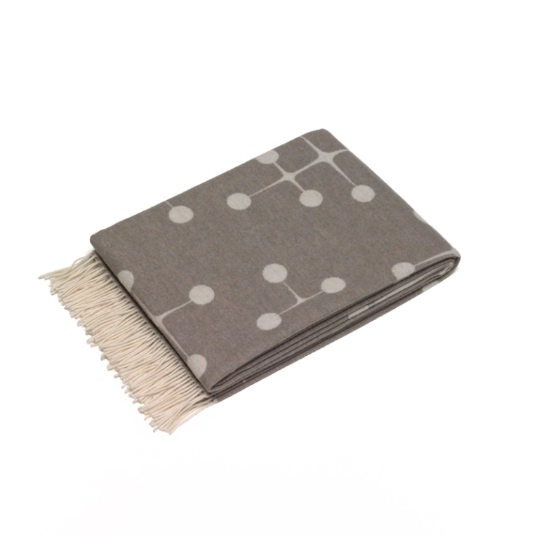 Plaid Plaid EAMES WOOL BLANKET Taupe VITRA