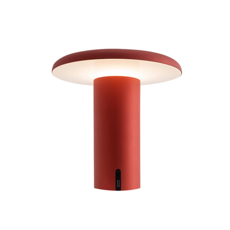 Lampe à poser TAKKU Rouge anodisé ARTEMIDE