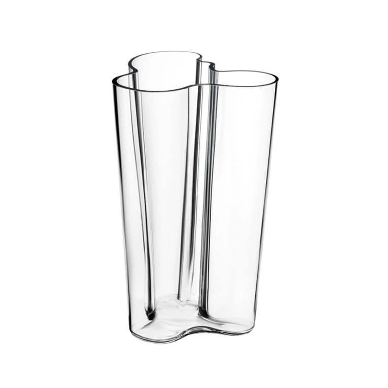 Vase Vase AALTO H 25 Transparent IITTALA