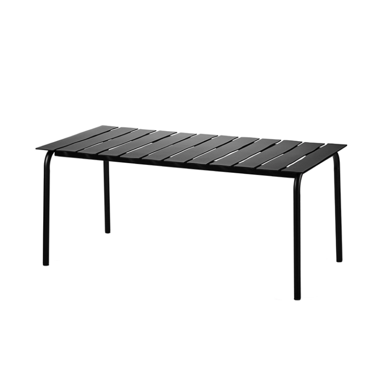 Table extérieur Table ALIGNED L Noir VALERIE OBJECTS