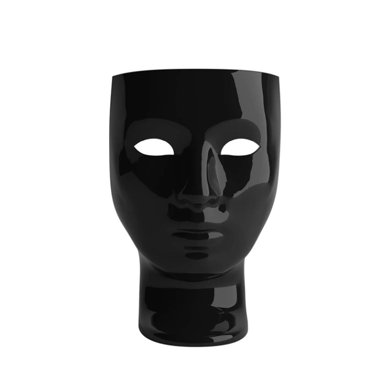 Fauteuil NEMO pivotant Noir laqué DRIADE