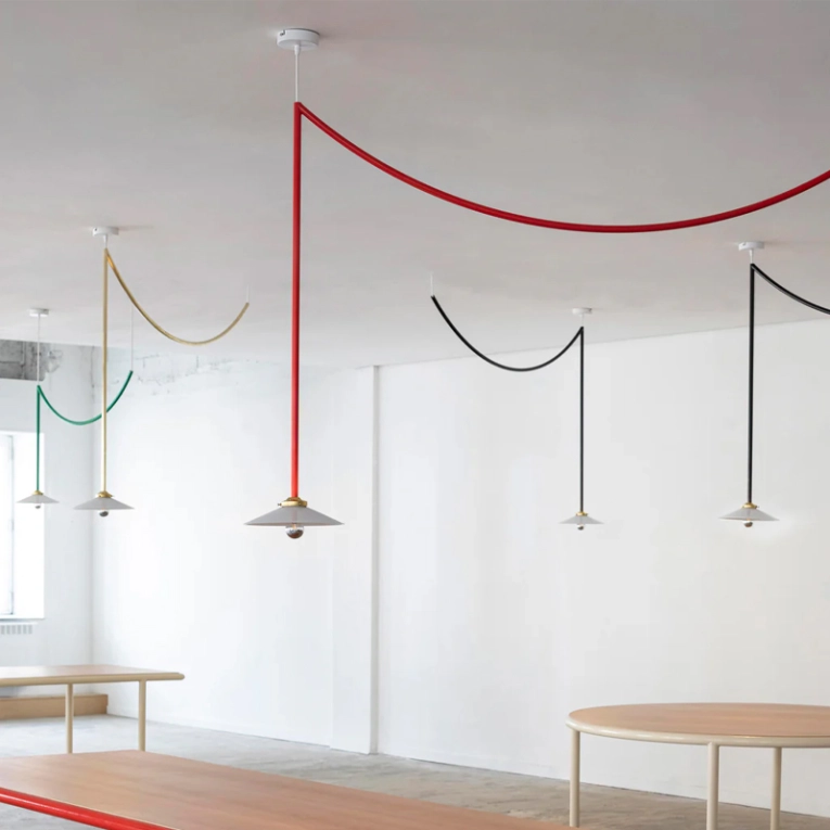 Suspension CEILING LAMP N°4 Rouge VALERIE OBJECTS