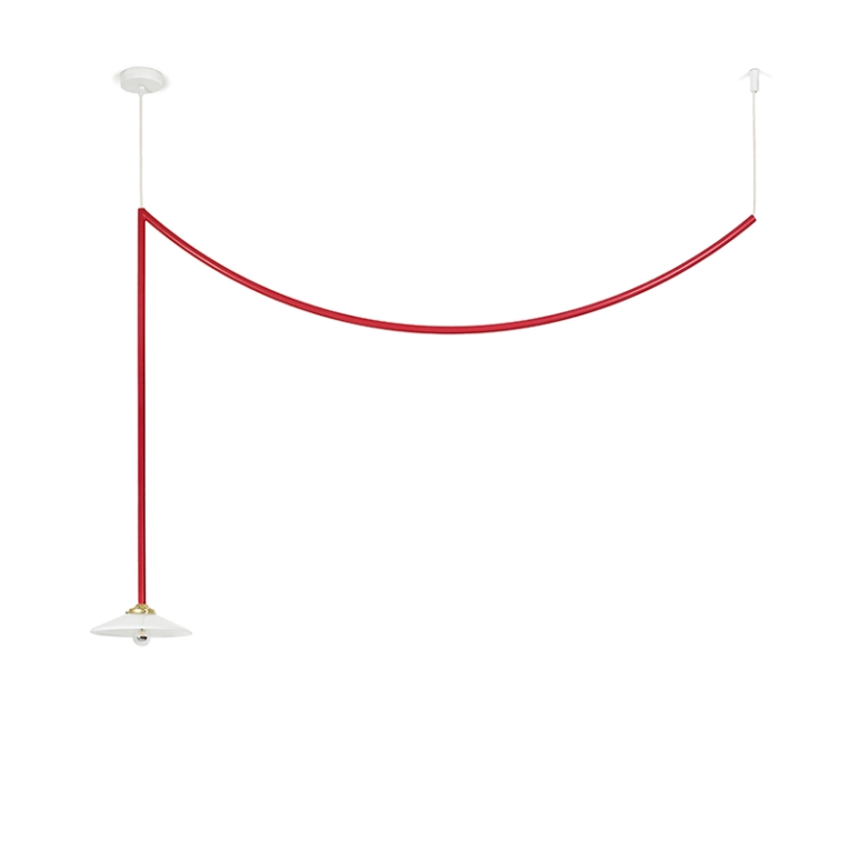 Suspension CEILING LAMP N°4 Rouge VALERIE OBJECTS