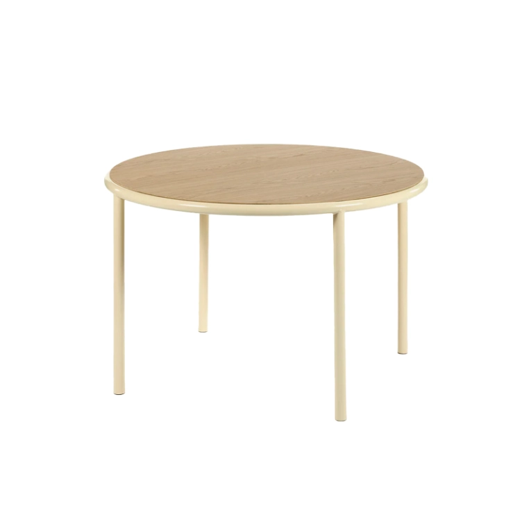 Table WOODEN TABLE ROUND M Ivoire VALERIE OBJECTS