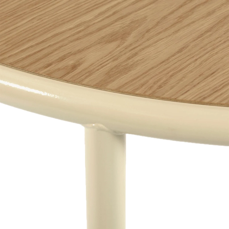 Table WOODEN TABLE ROUND L Ivoire VALERIE OBJECTS