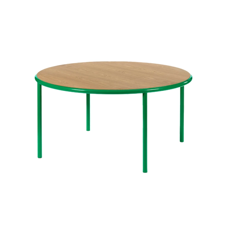 Table WOODEN TABLE ROUND L Vert VALERIE OBJECTS
