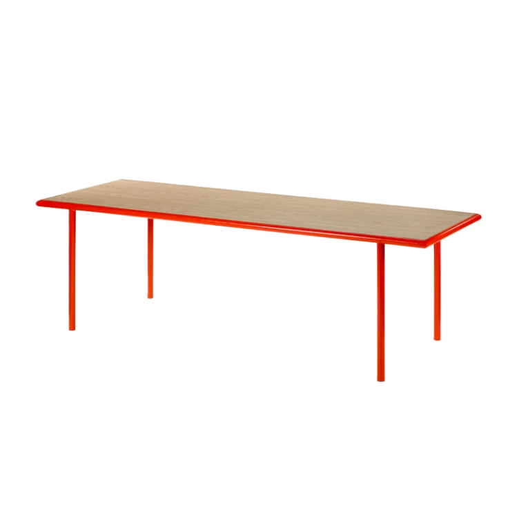 Table WOODEN TABLE RECTANGULAR M Rouge VALERIE OBJECTS