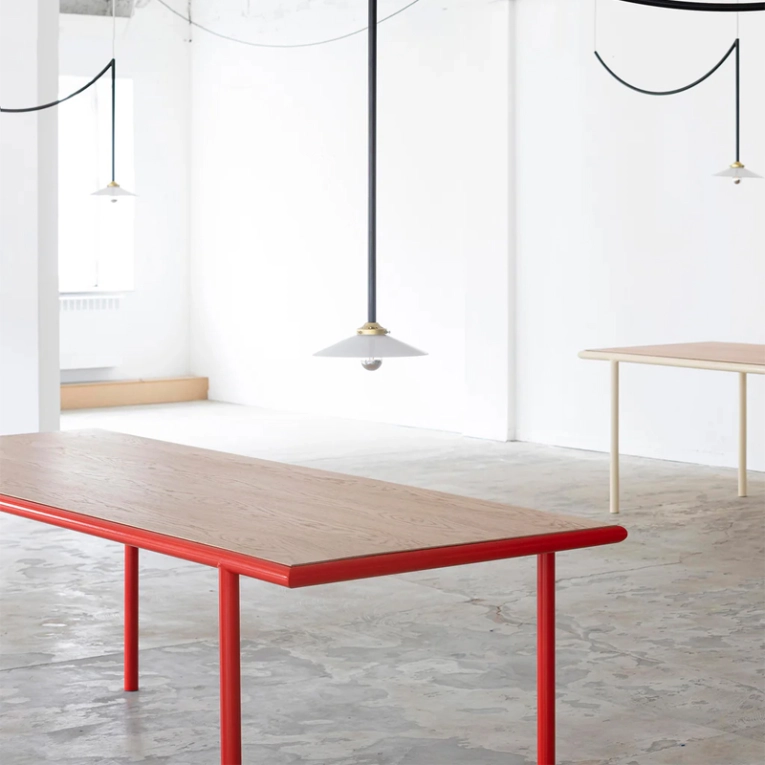 Table WOODEN TABLE RECTANGULAR M Rouge VALERIE OBJECTS