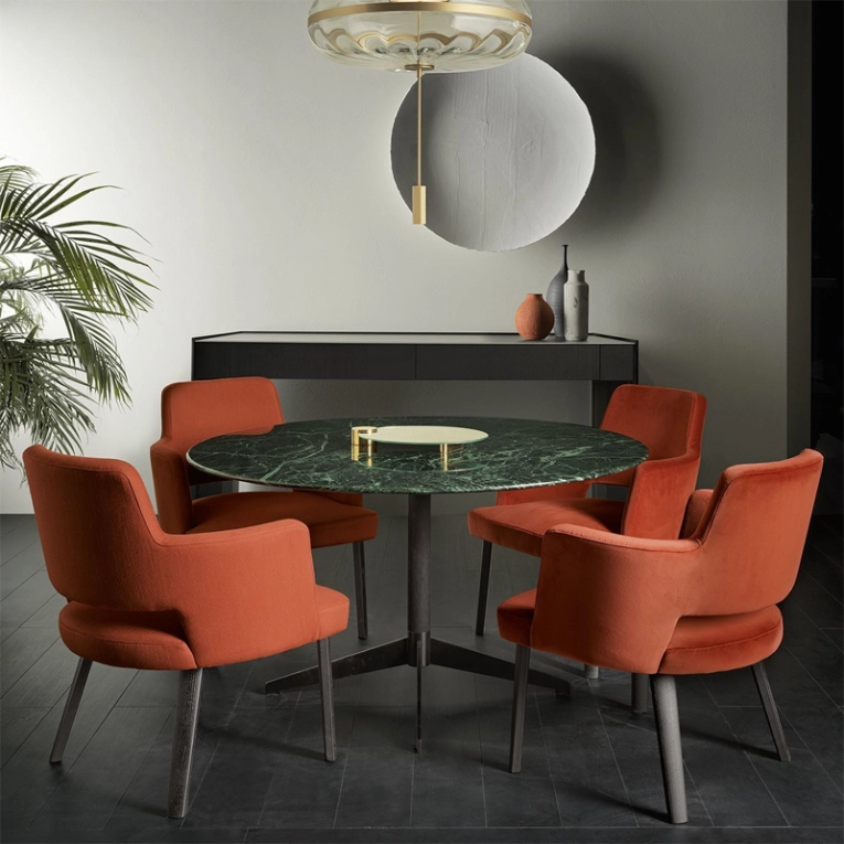 Table ZEN BLACK Marbre Verde Alpi GALLOTTI & RADICE
